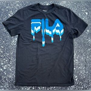 FILA Drip Logo Graphic Tee Youth Medium